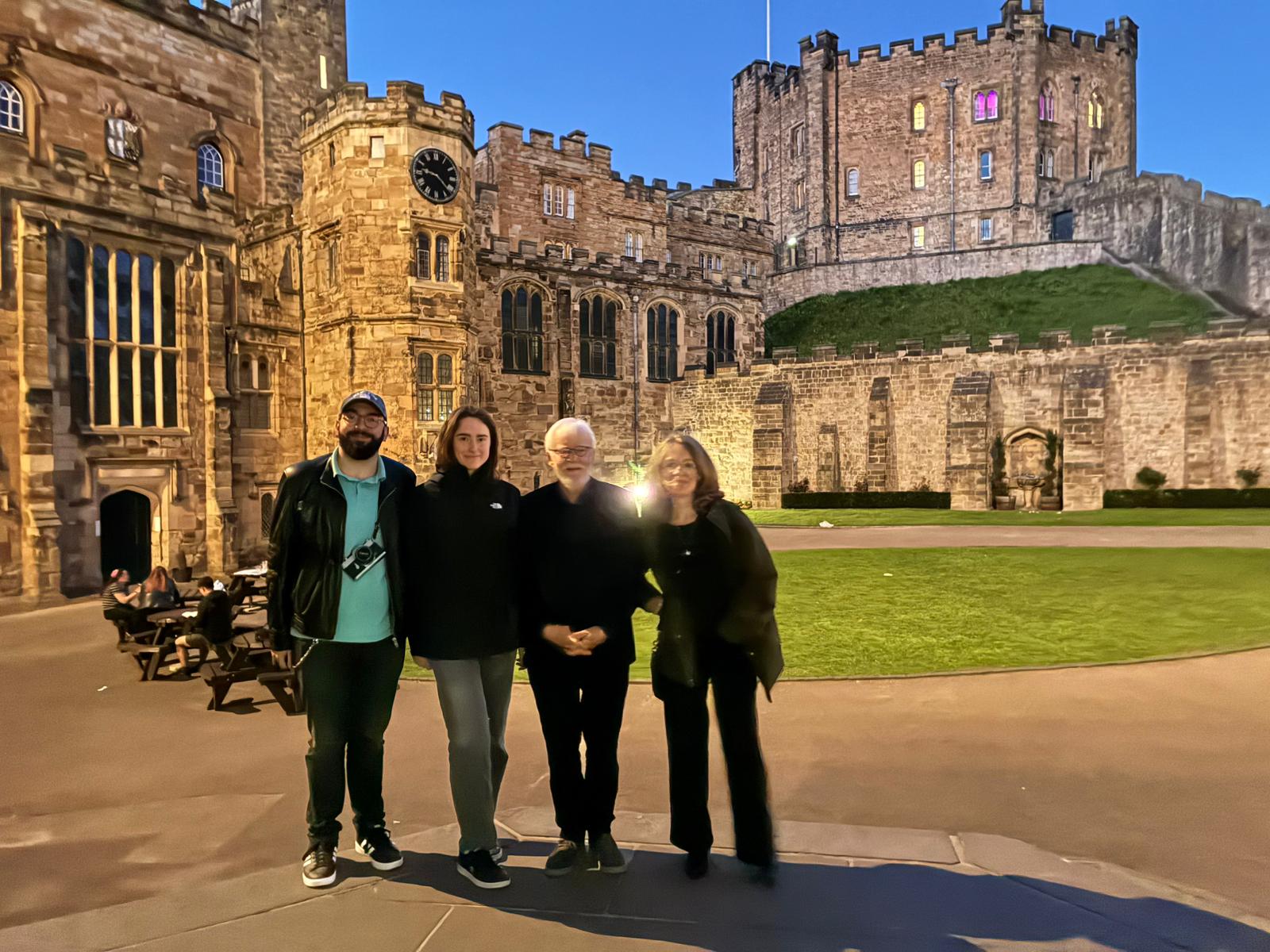 Colleagues at Durham Castle during a MoSS gathering